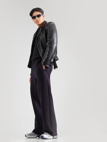 Loosefit Pantalon WEEKDAY en bleu