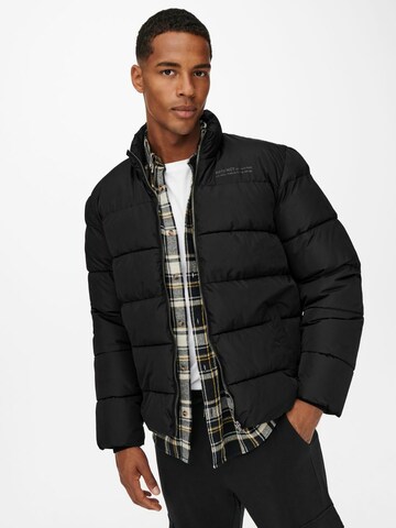 Only & Sons Between-Season Jacket 'Melvin' in Black