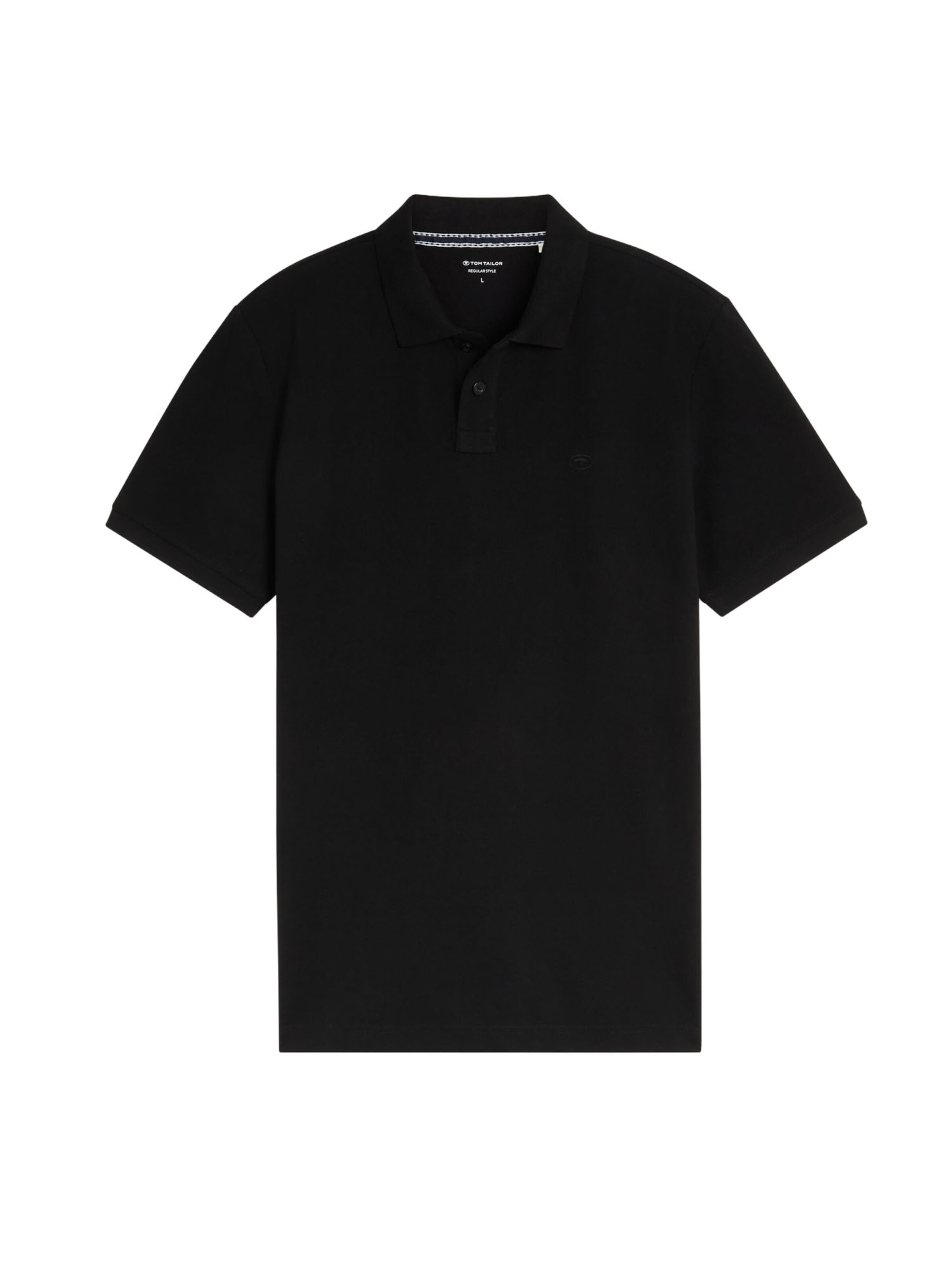 TOM TAILOR Shirt in Black: front