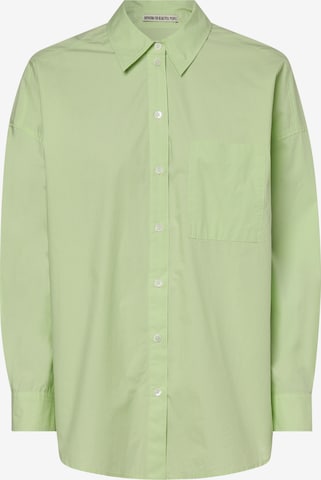 DRYKORN Blouse 'Aake' in Groen: voorkant