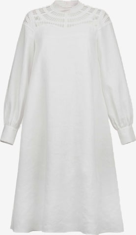 Robe MADELEINE en blanc : devant