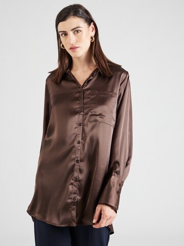 b.young Blouse 'JONIA' in Bruin: voorkant