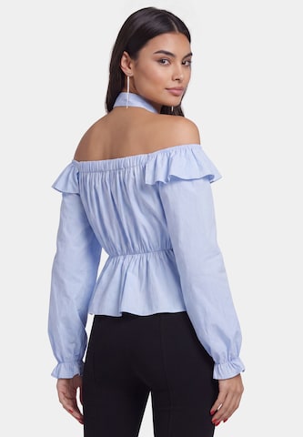 faina - Blusa en azul