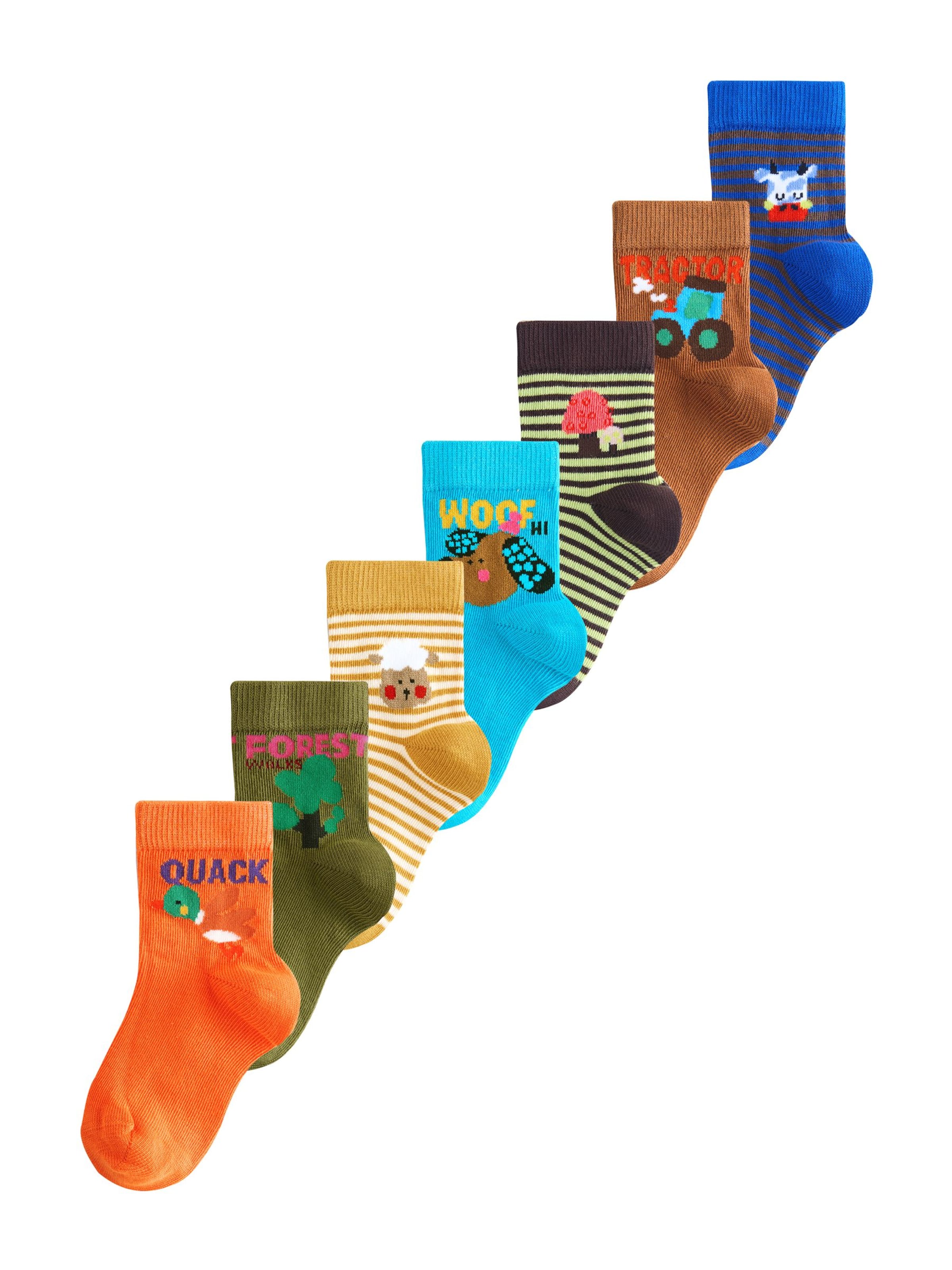 Chaussettes Next en mélange de couleurs : devant