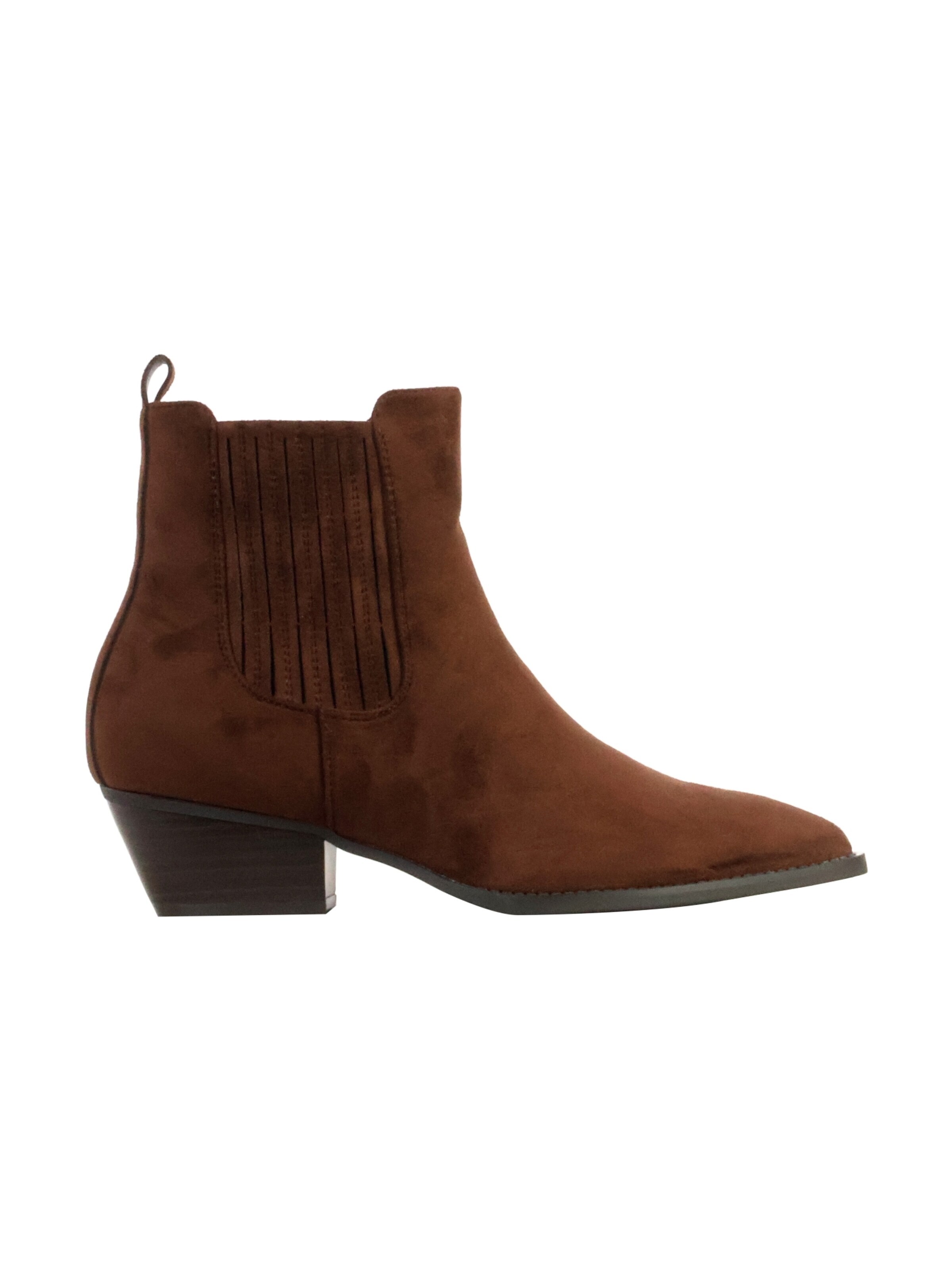 Bottines 'LBS-Stiefeletten mit Reißverschluss' Super Mode en marron