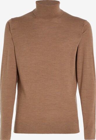 Calvin Klein Sweater in Brown: front