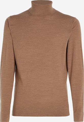 Calvin Klein Sweater in Brown: front