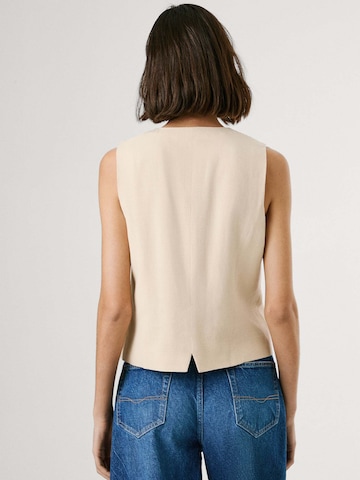 Pepe Jeans Gilet 'Stella' in Beige