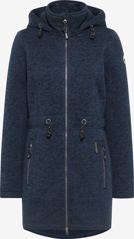 Schmuddelwedda Fleece jas in Blauw: voorkant