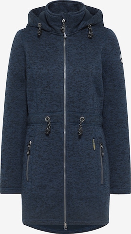 Schmuddelwedda Fleece jas in Blauw: voorkant