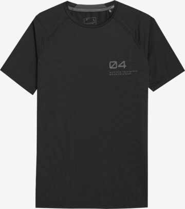 4F Funktionsshirt in Schwarz: predná strana