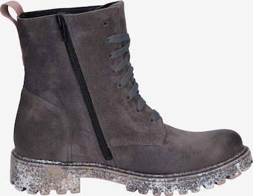 JOSEF SEIBEL Lace-Up Ankle Boots 'Marta' in Grey