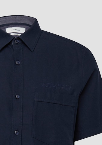 Coupe regular Chemise s.Oliver en bleu
