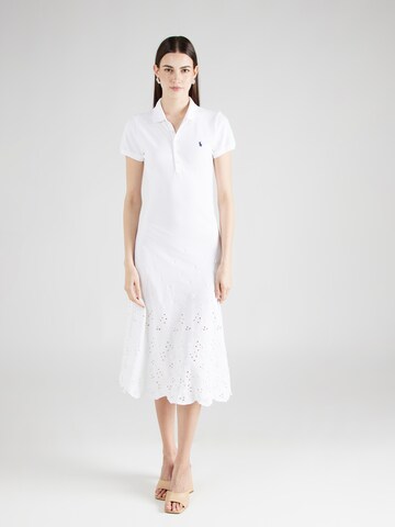 Polo Ralph Lauren Shirt dress 'EYELT' in White: front