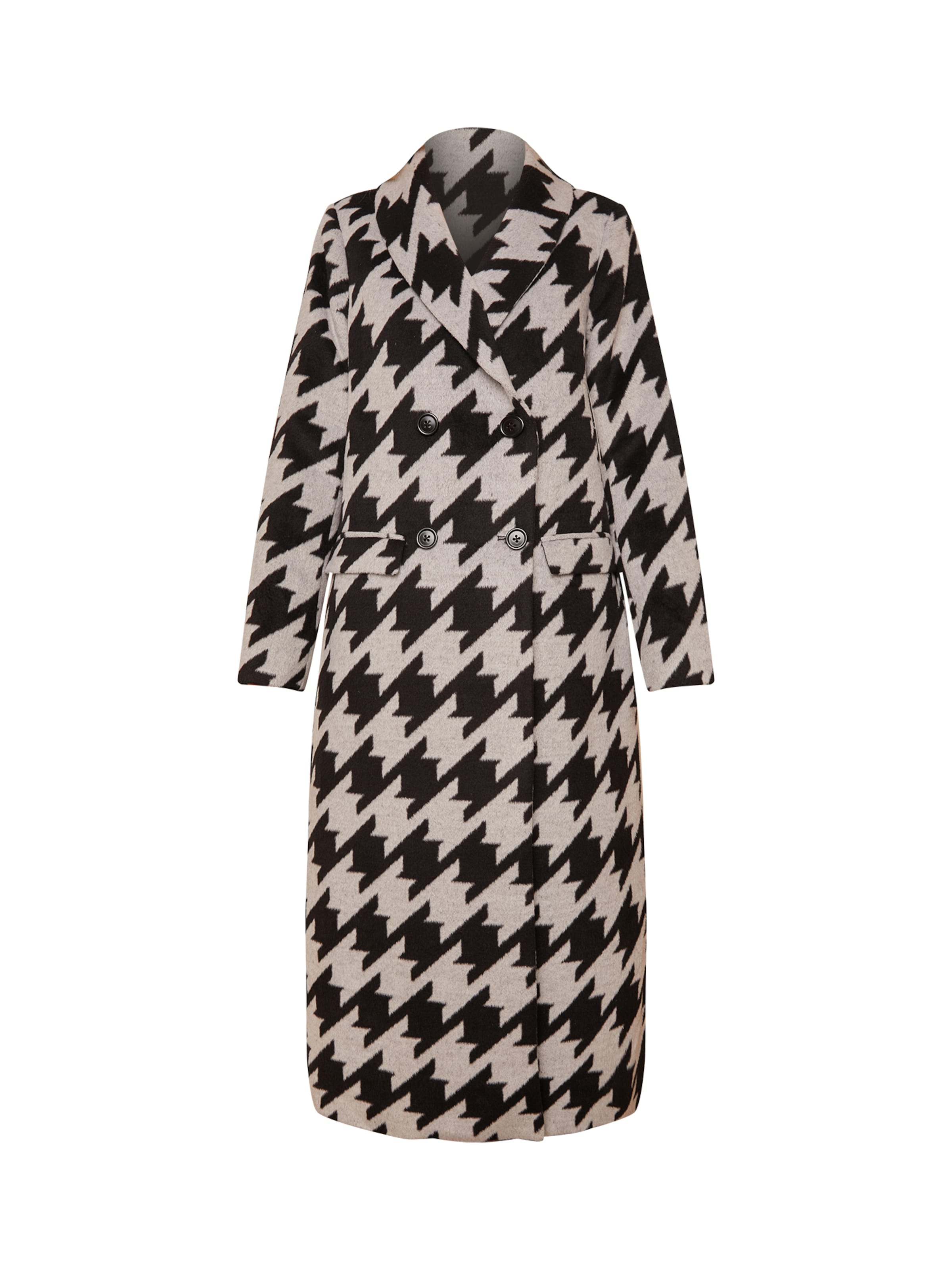 Chi Chi London Преходно палто в сиво: отпред