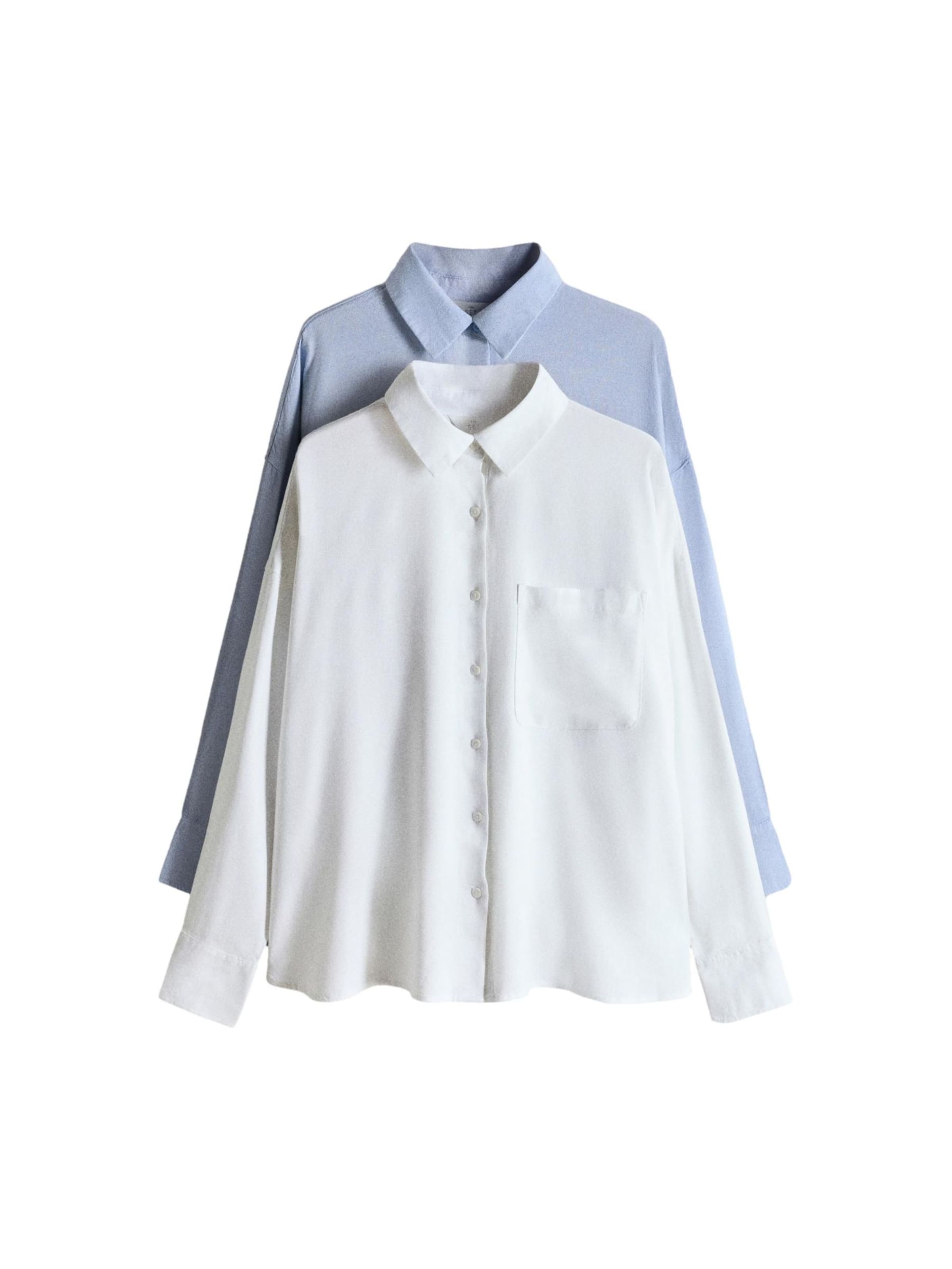 Camicia da donna di The Set in blu: frontale