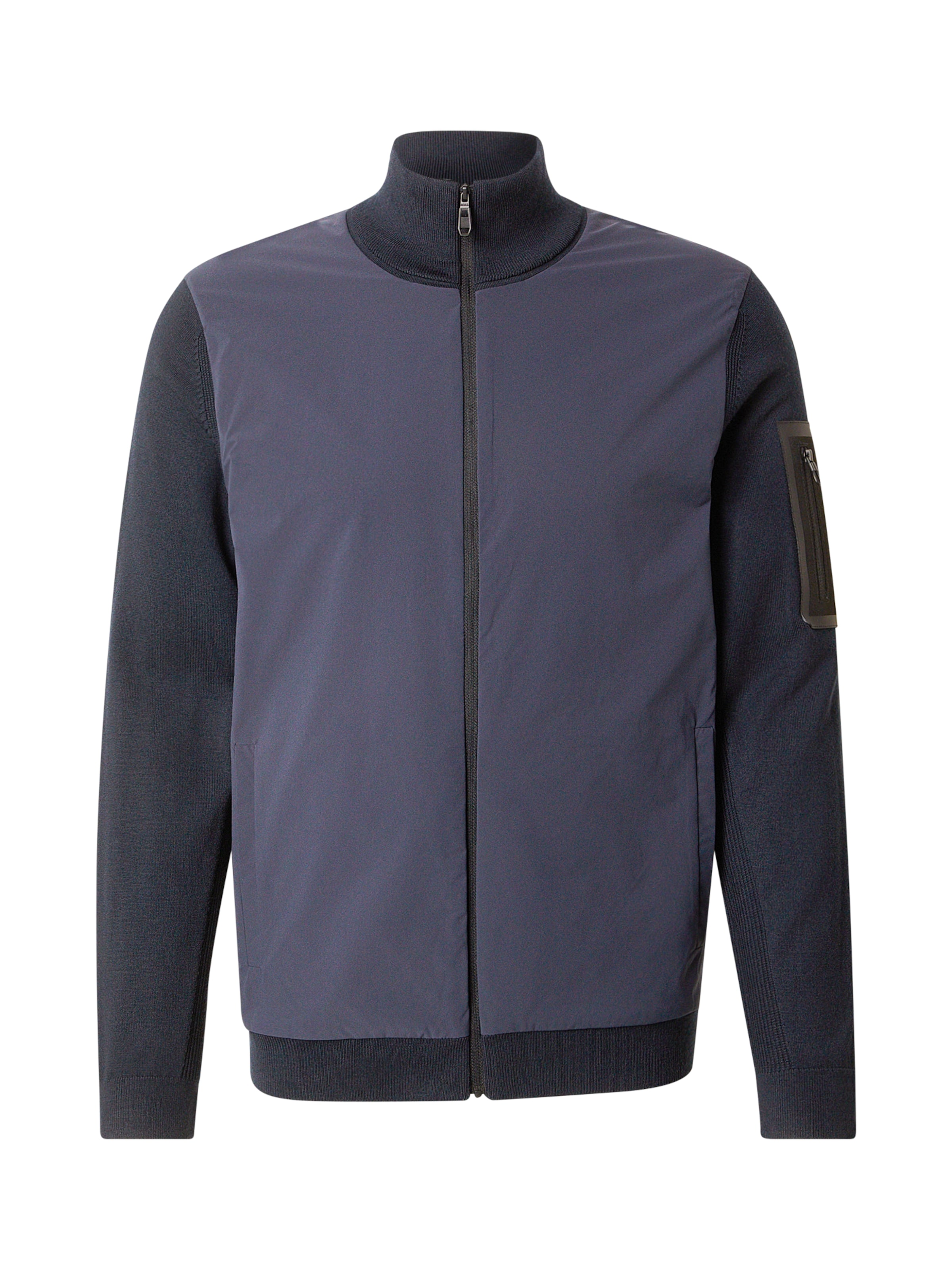 BOSS Kardigan 'Momentum-X' w kolorze niebieski: przód