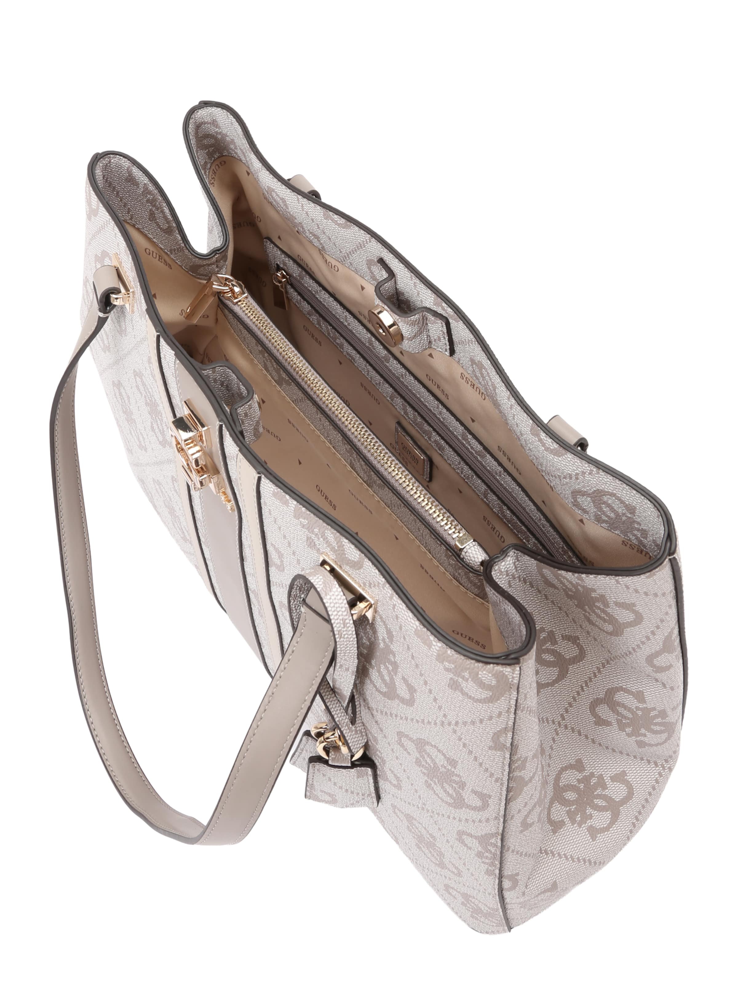 GUESS Poodlemiskott 'ERENIA TOTE', värv beež