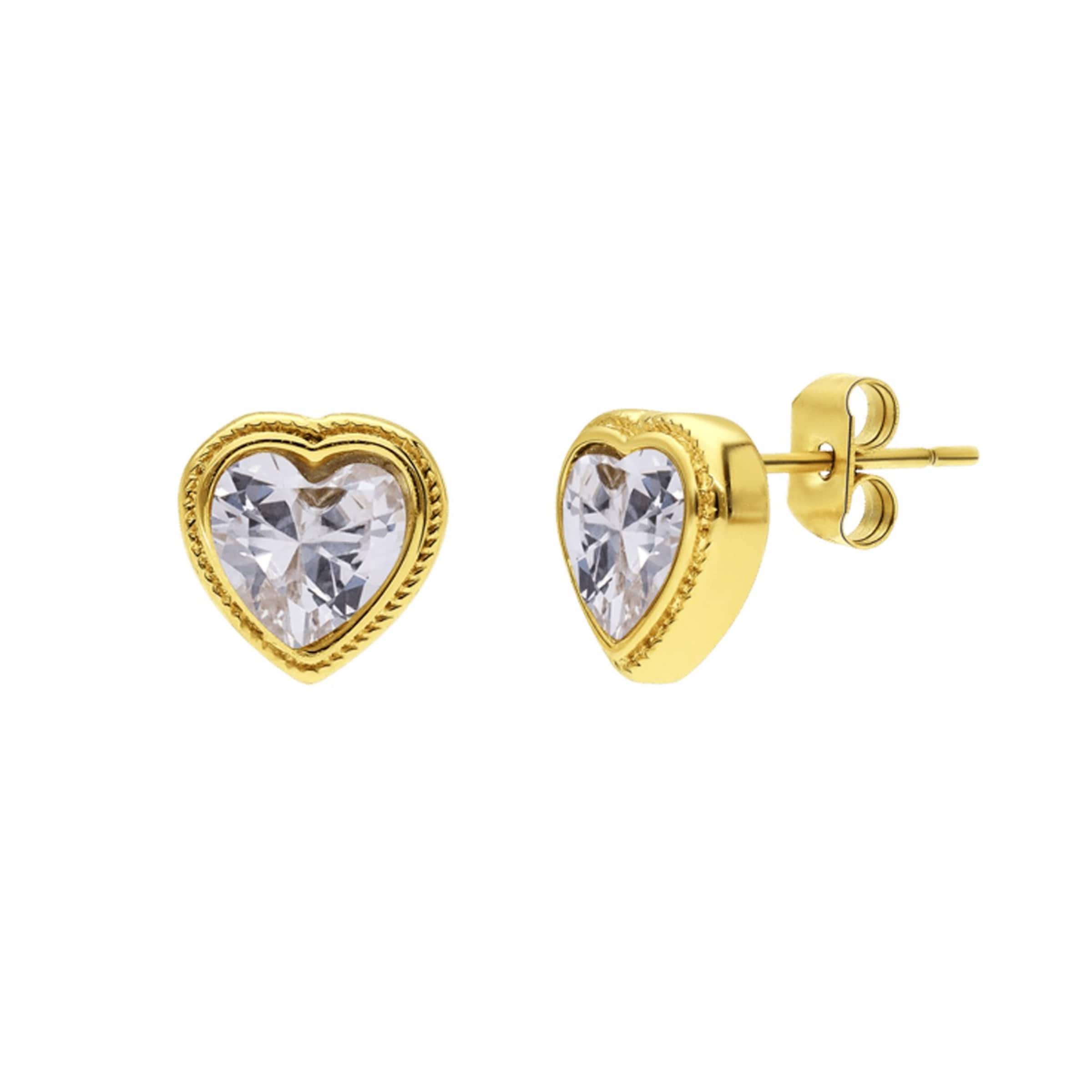 Boucles d'oreilles 'Weinlese' Lucardi en or : devant