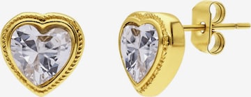 Lucardi Oorbellen 'Weinlese' in Goud: voorkant