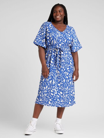 EVOKED Kleid 'VILaya Bea' in Blau: Vorderseite