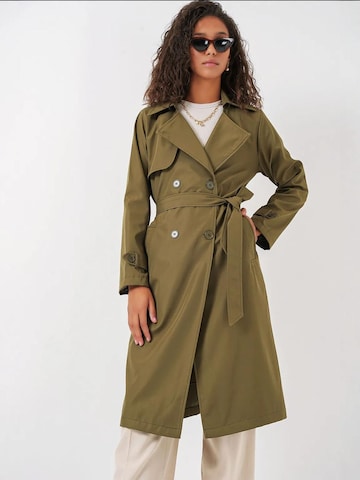 Bigdart Between-seasons coat in Green: front