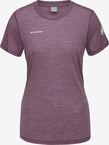 MAMMUT Funktionsshirt ‘Tree’ in Lila: Vorderseite