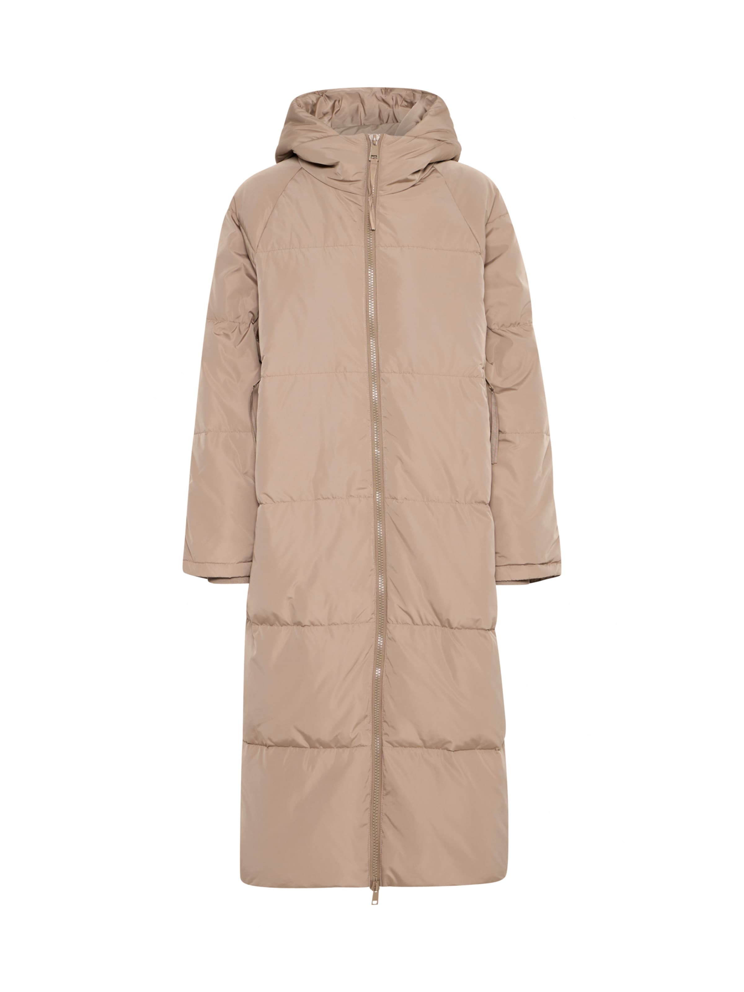 Manteau d’hiver 'Bunala' ICHI en marron : devant