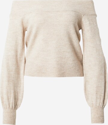 Pull-over 'JANE' ONLY en beige : devant