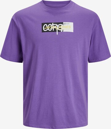 T-Shirt JACK & JONES en violet : devant