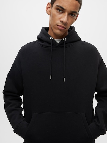 Bluză de molton de la Pull&Bear pe negru