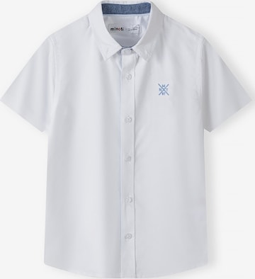 MINOTI Button Up Shirt in White: front