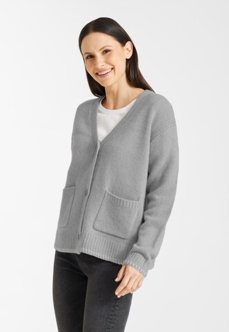 Frieda & Freddies NY Knit Cardigan in Grey: front