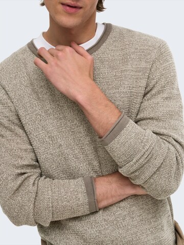 Only & Sons Pullover 'ONSERIC' in Grau