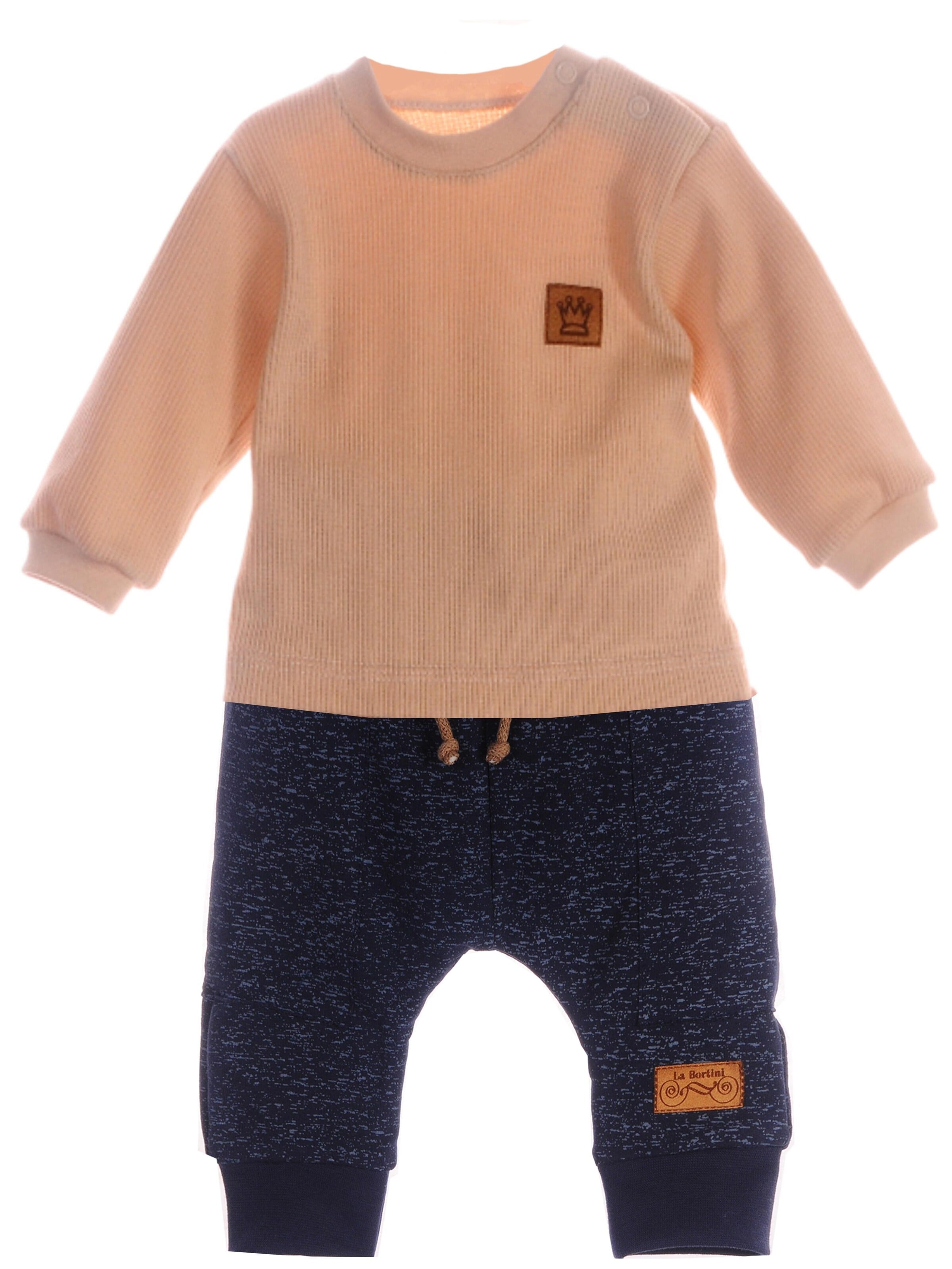 La Bortini Jogginganzug‌‌‌‌‌‌‌‌ in Beige: Vorderseite