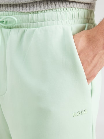 BOSS Green Regular Housut 'Headlo' värissä vihreä