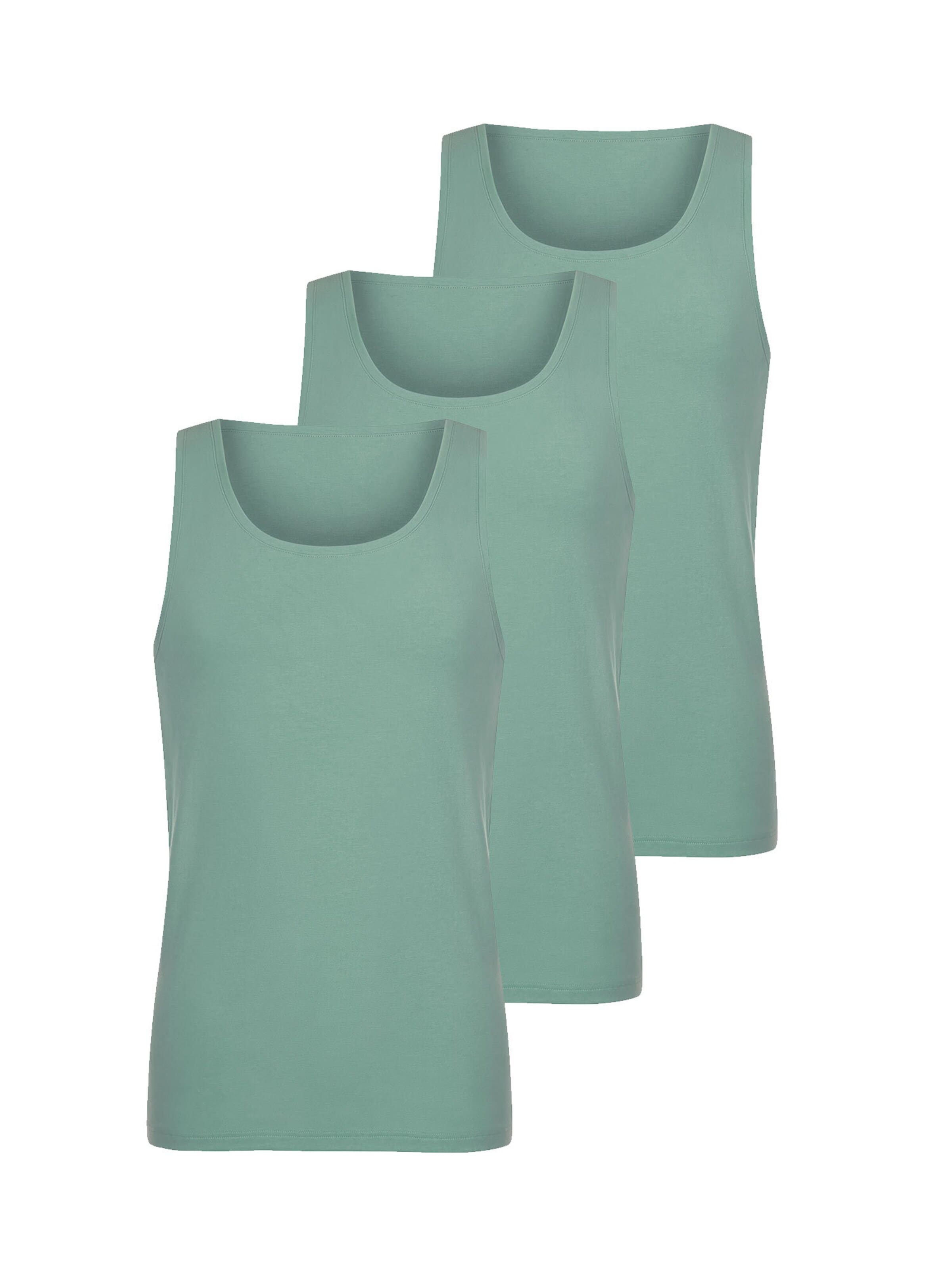 Lisca Undershirt 'Odysseus' in Green: front