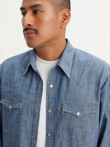 LEVI'S ® - Ajuste regular Camiseta 'BARSTOW WESTERN' en azul