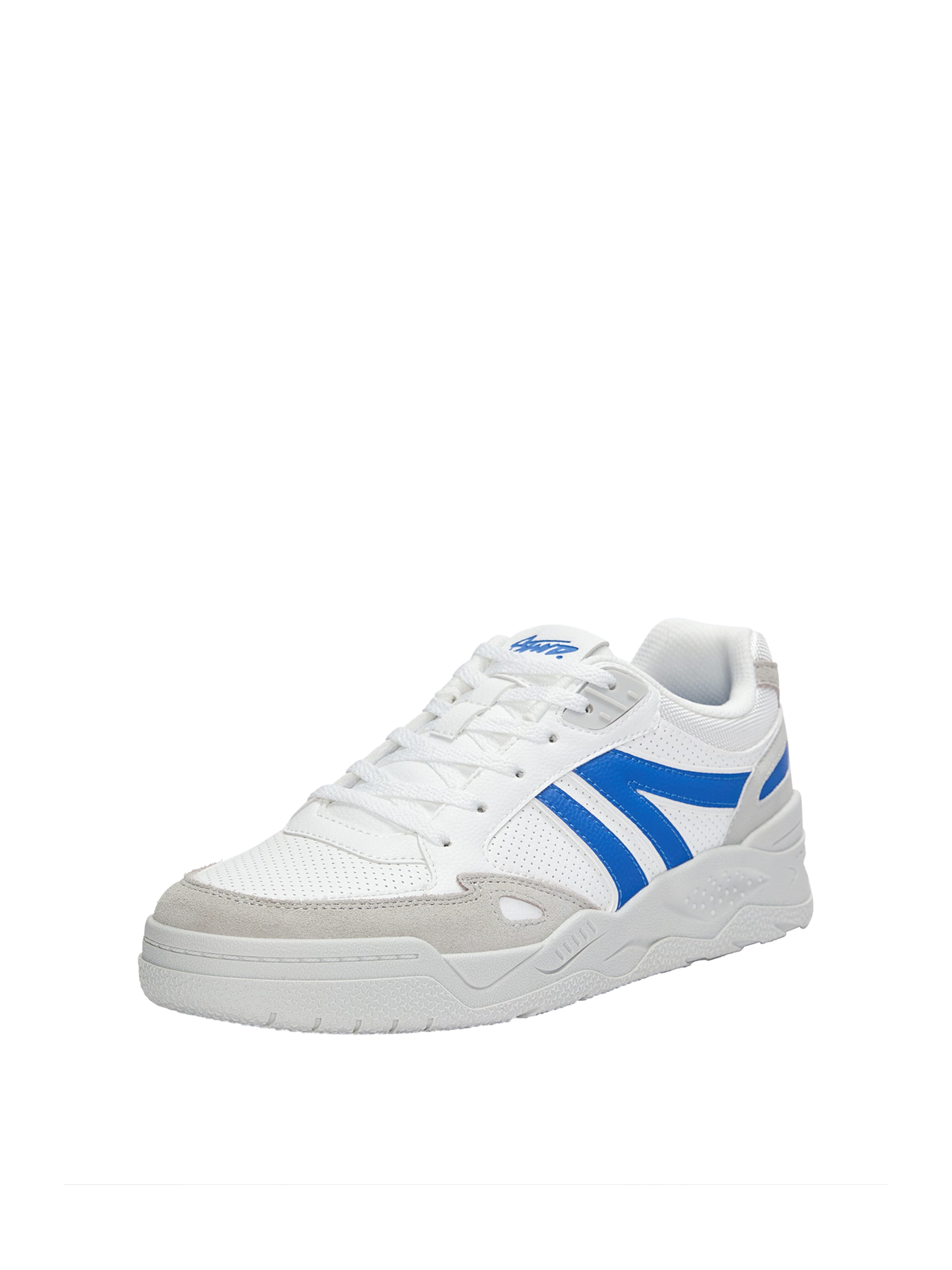 Pull&Bear Ниски маратонки 'BAMBA STREET' в бяло: отпред