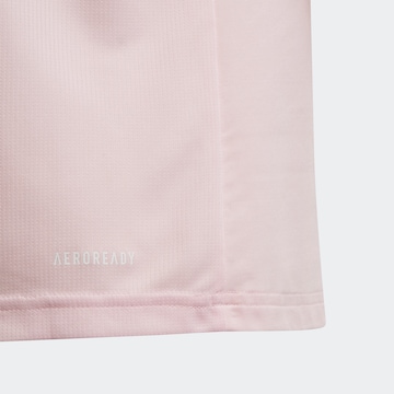 ADIDAS PERFORMANCE - Camisa funcionais 'Essentials' em rosa