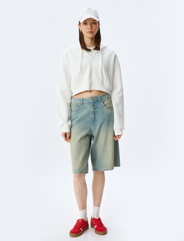 Koton Sweatjacke in Beige