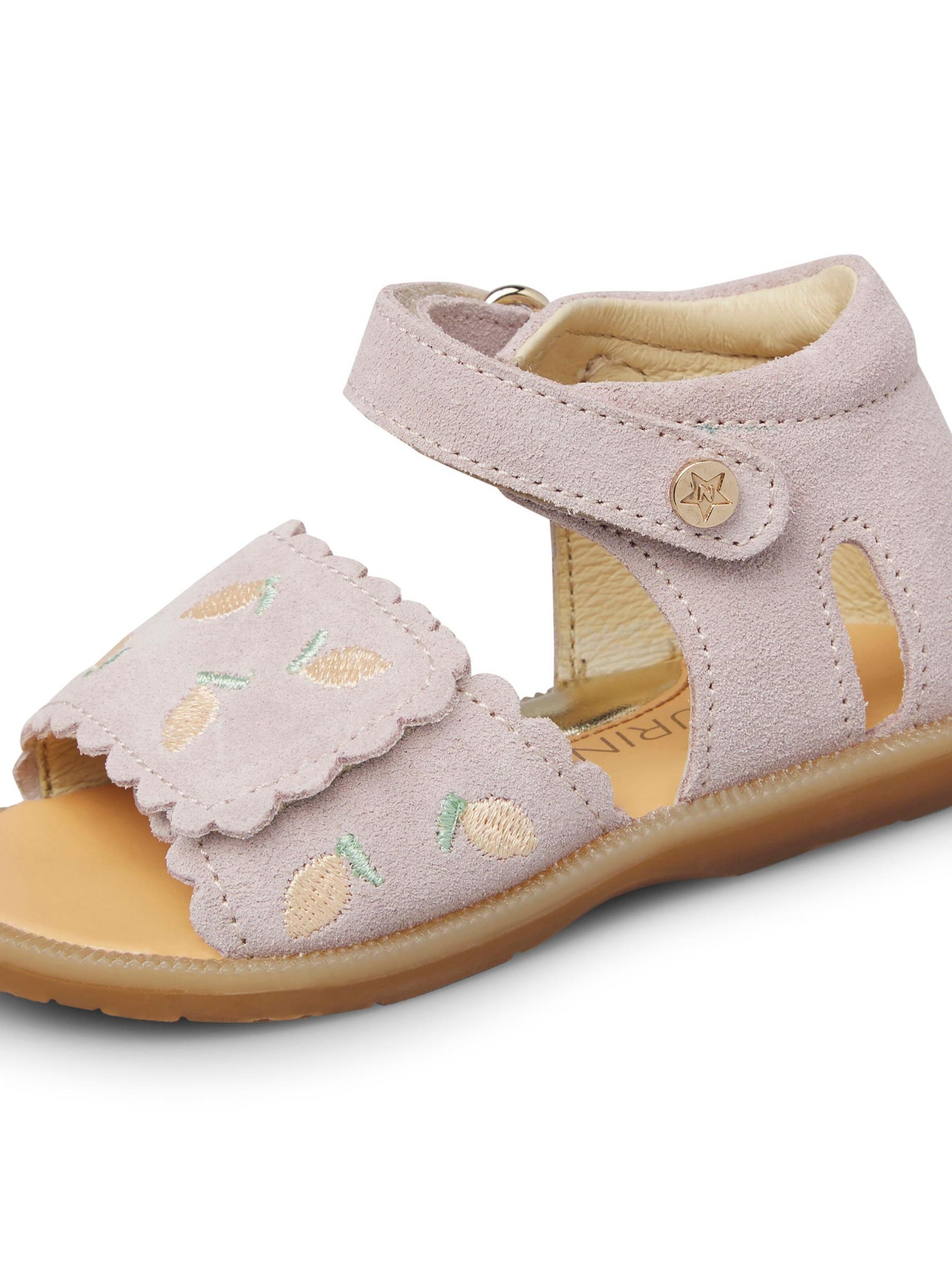NATURINO Sandal 'MAYA EMBR' in Pink
