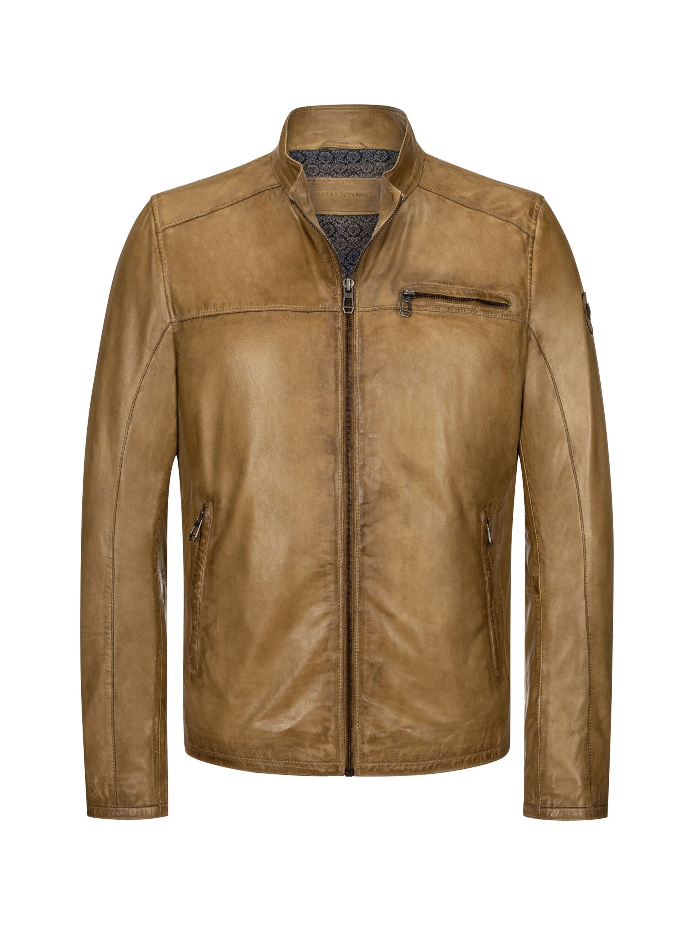 Veste mi-saison 'MSMarco' MILESTONE en beige : devant