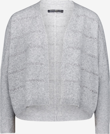 Betty Barclay Feinstrickjacke mit Pailletten in Grau: Vorderseite