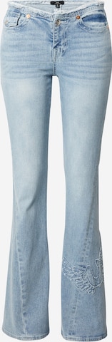 True Religion Flared Jeans in Blue: front