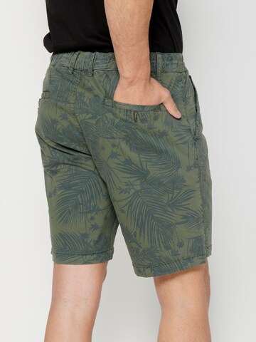 KOROSHI Regular Trousers in Green