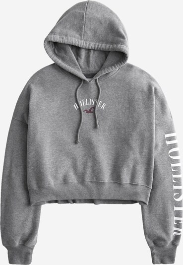 HOLLISTER Mikina - sivá melírovaná / biela, Produkt