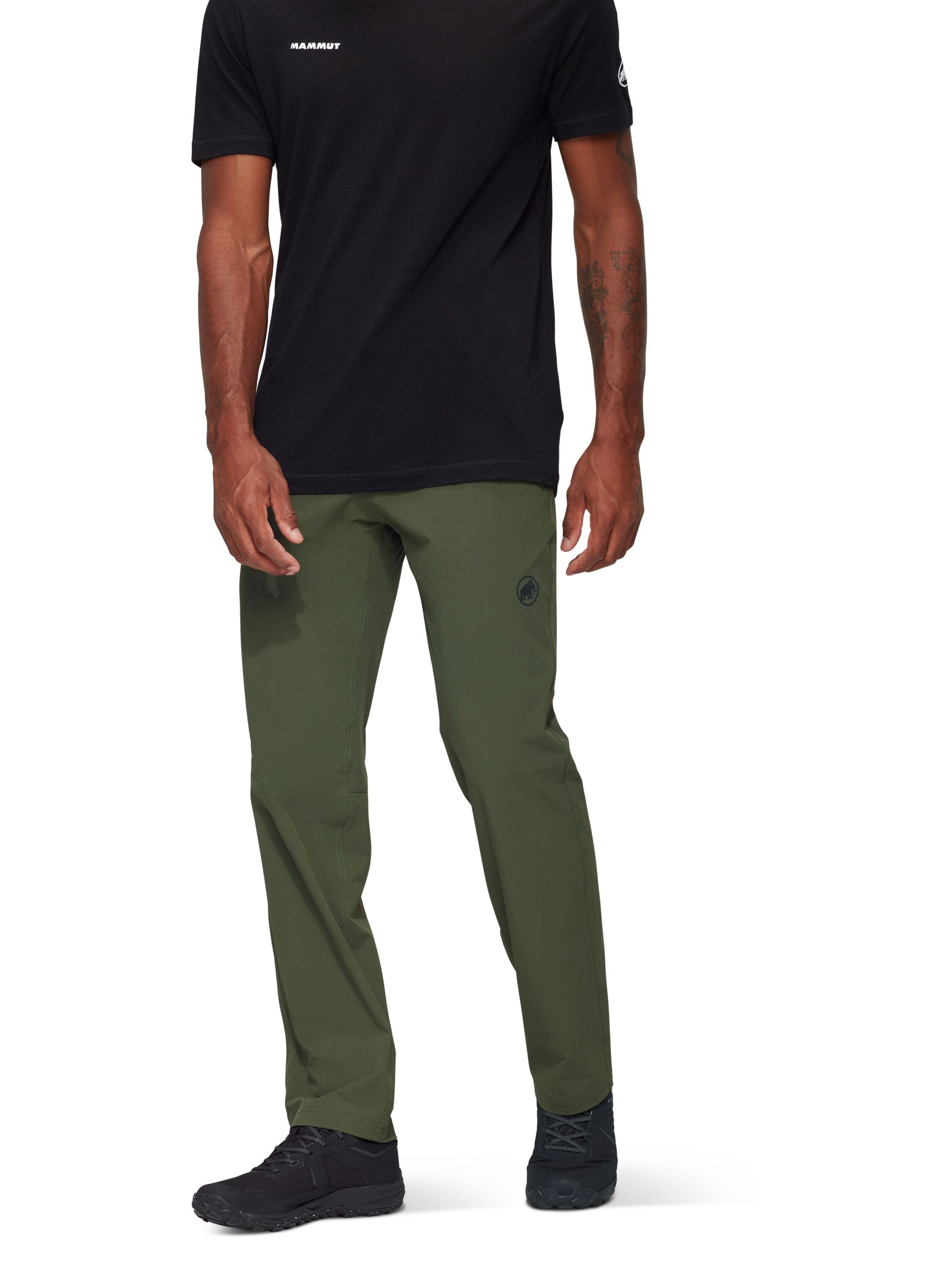 regular Pantaloni per outdoor di MAMMUT in verde: frontale