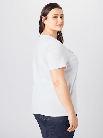 Tommy Hilfiger Curve - Camiseta en blanco
