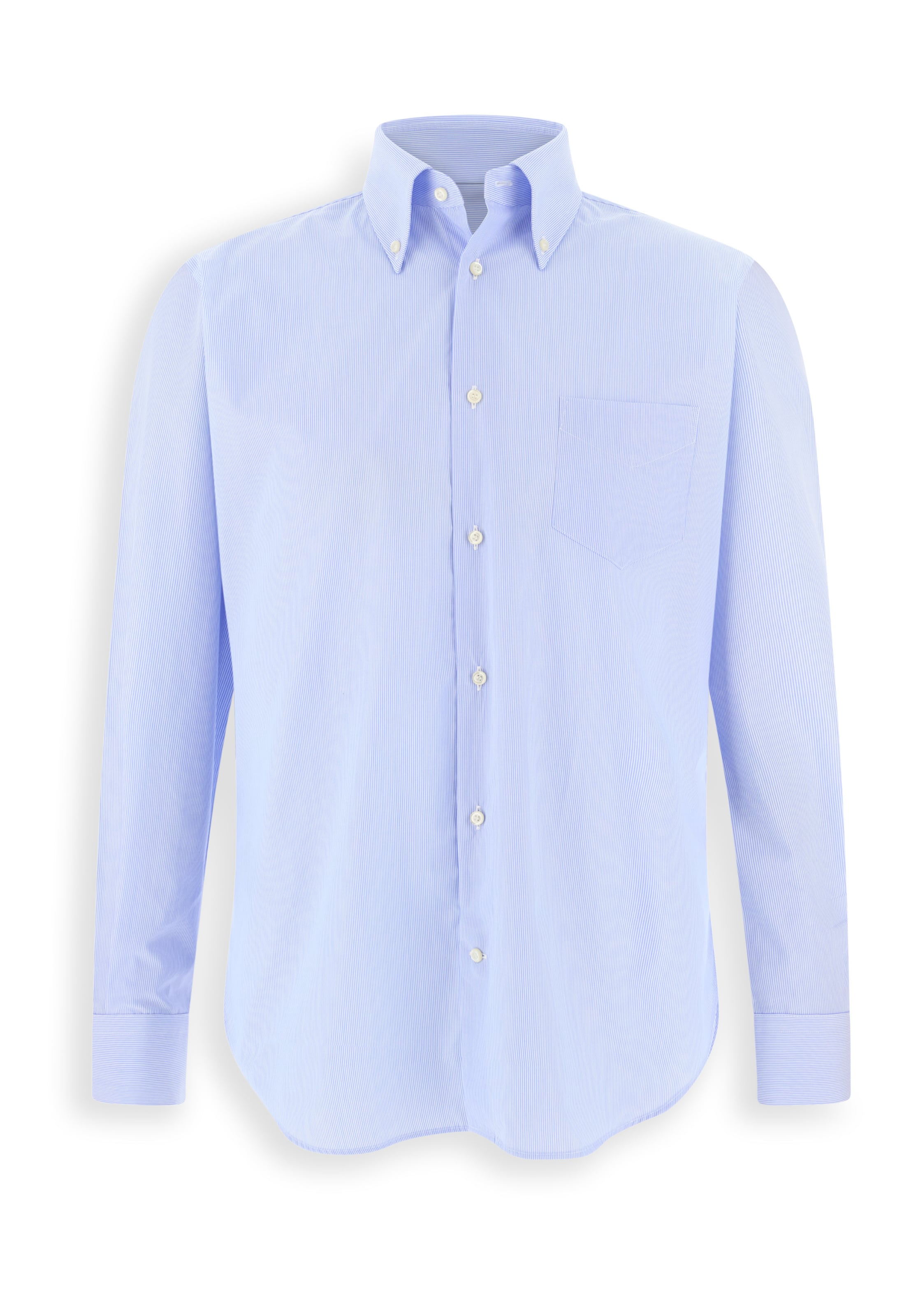 Coupe regular Chemise Boggi Milano en bleu : devant